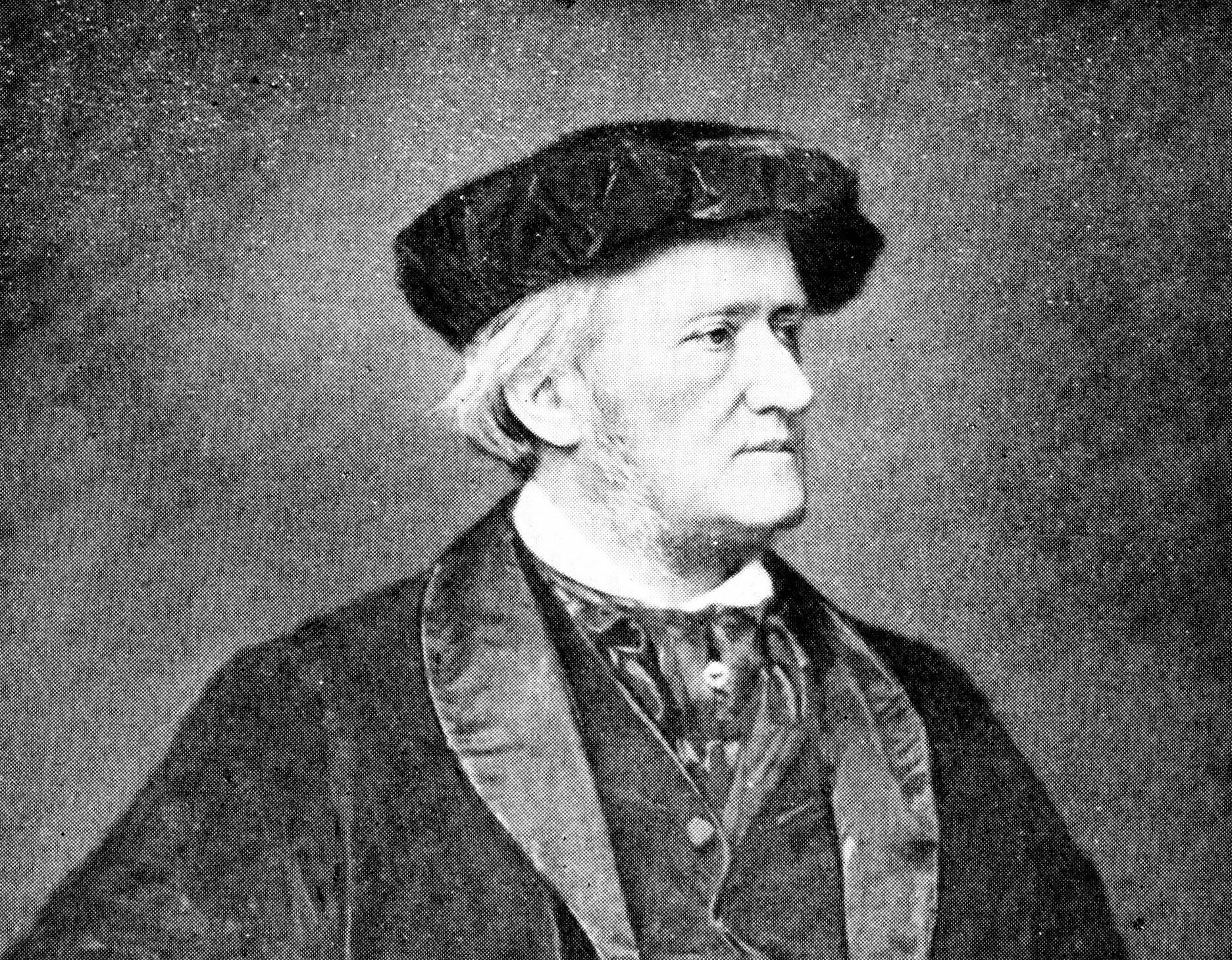 Richard Wagner Photo Profile Portrait. Composer, Germany